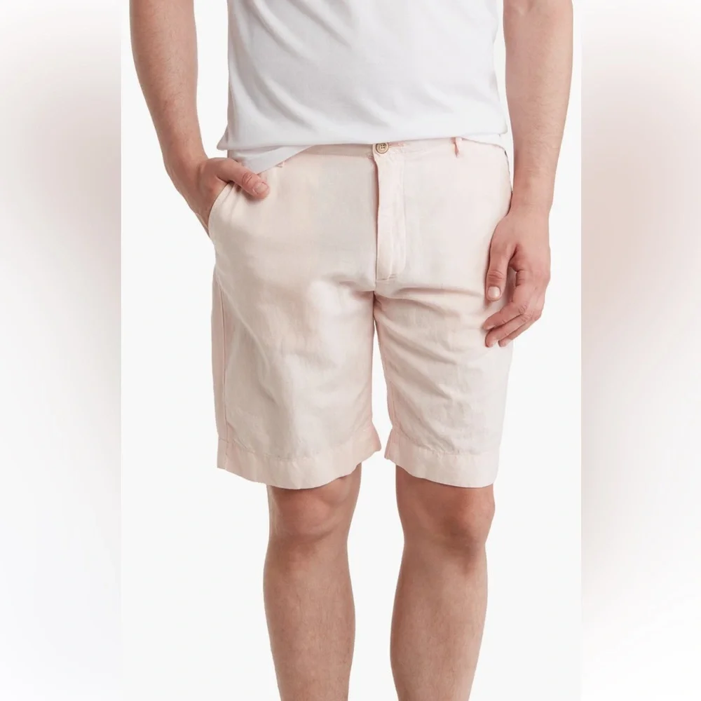 Faherty Malibu Linen & Cotton Chino Shorts